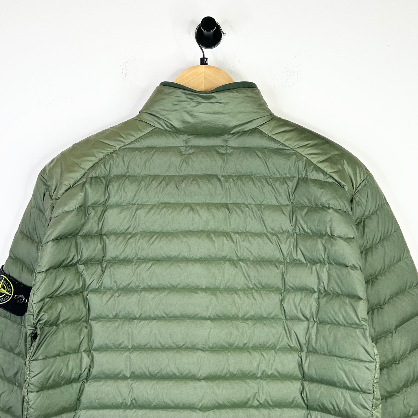 STONE ISLAND OLIVE DOWN JACKET
