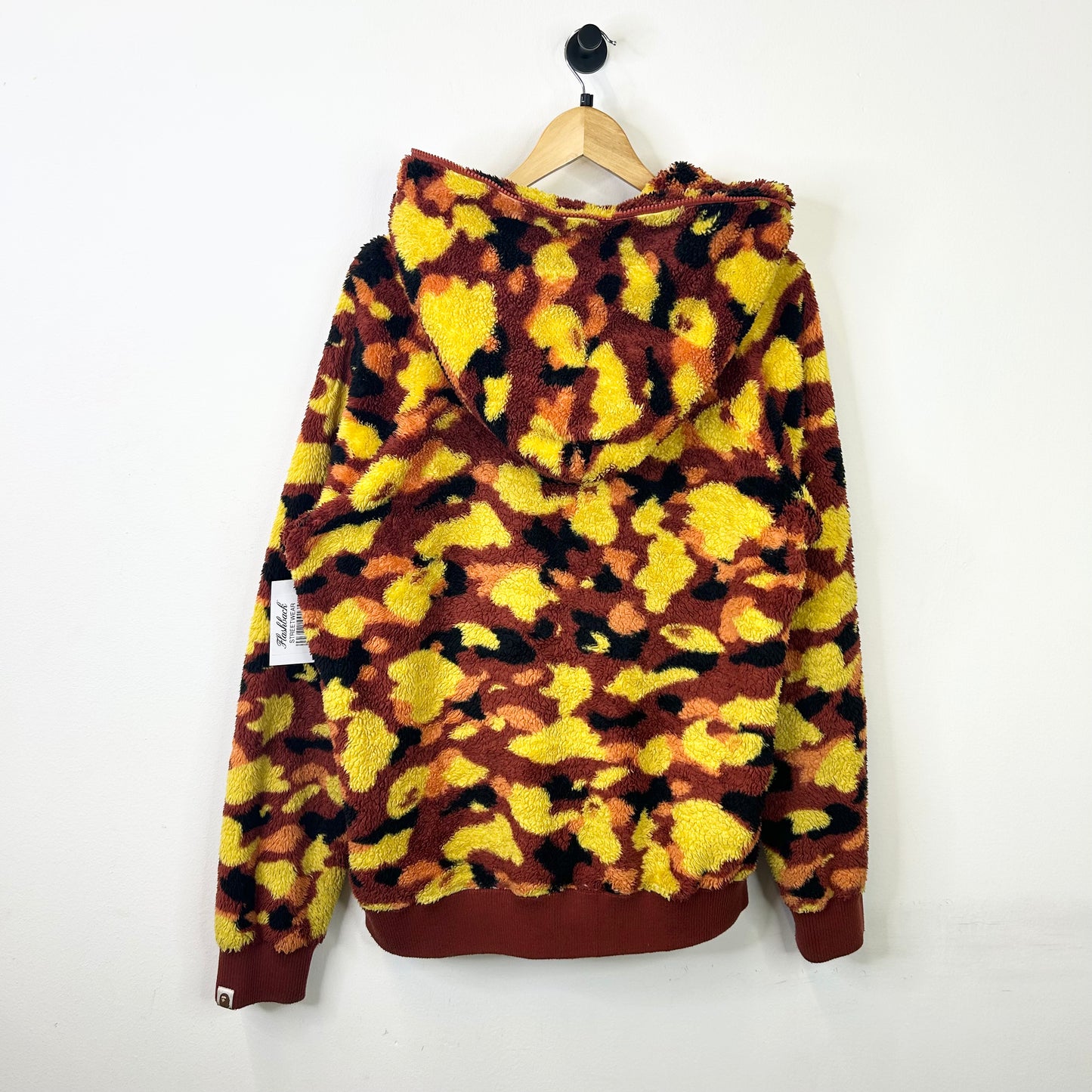 BAPE CAMP BOA FULL ZIP HOODIE ORANGE