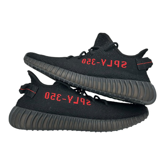 PREOWNED YEEZY 350 BLACK RED