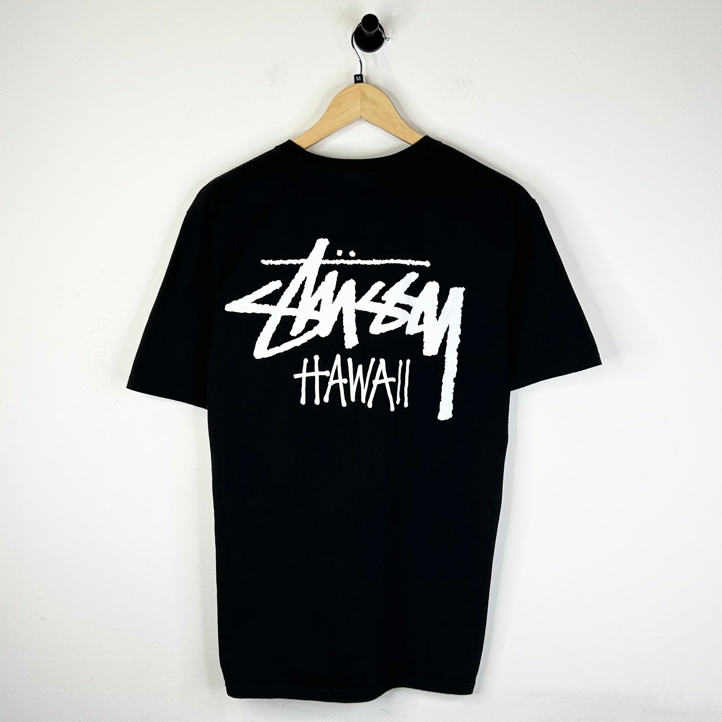 STUSSY HAWAII TEE BLACK