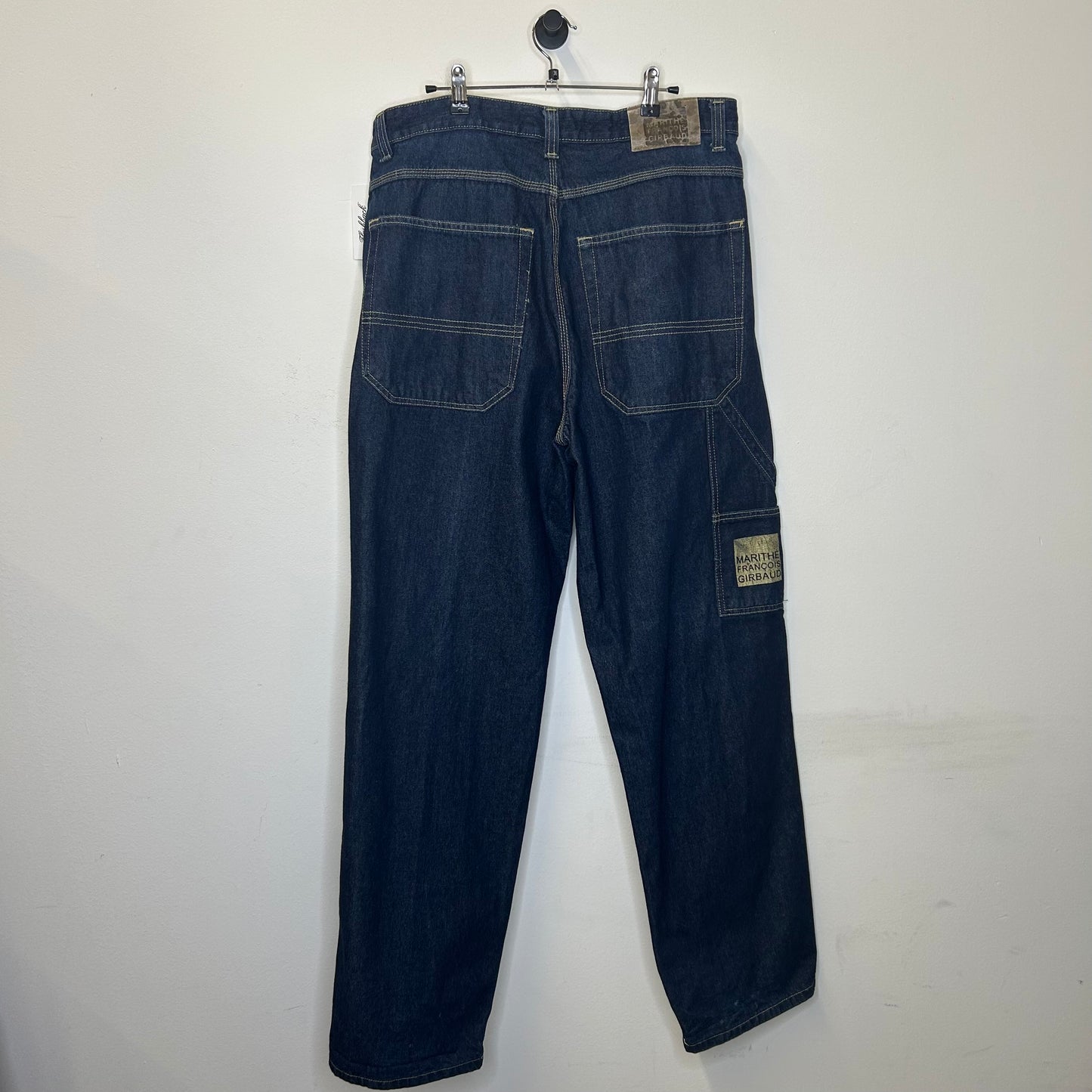 GIRBAUD DARK BLUE BAGGY DENIM