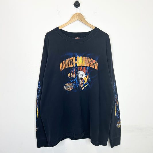 HARLEY DAVISON EAGLE RIP THROUGH LONG SLEEVE