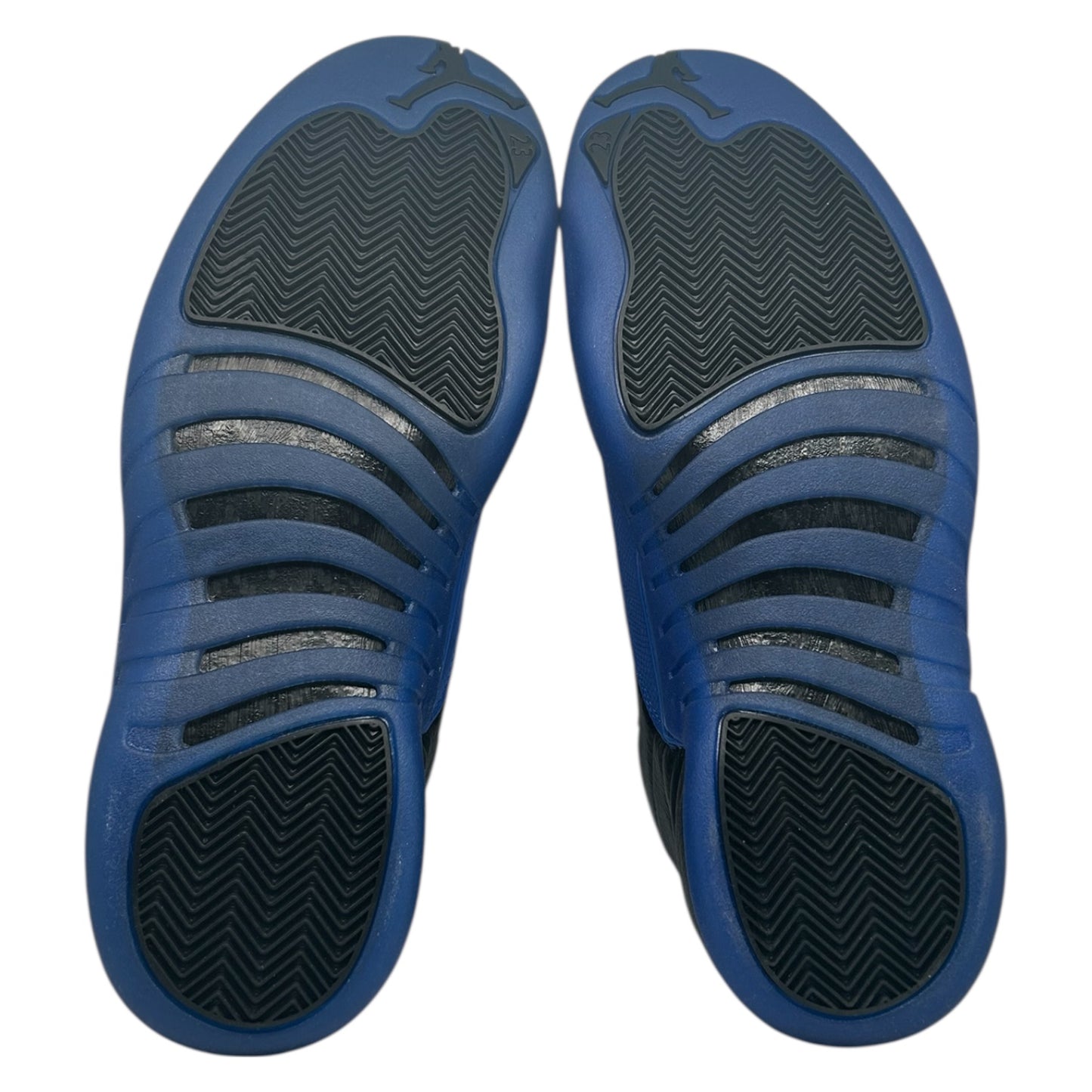 PREOWNED JORDAN 12 RETRO BLACK GAME ROYAL SZ12