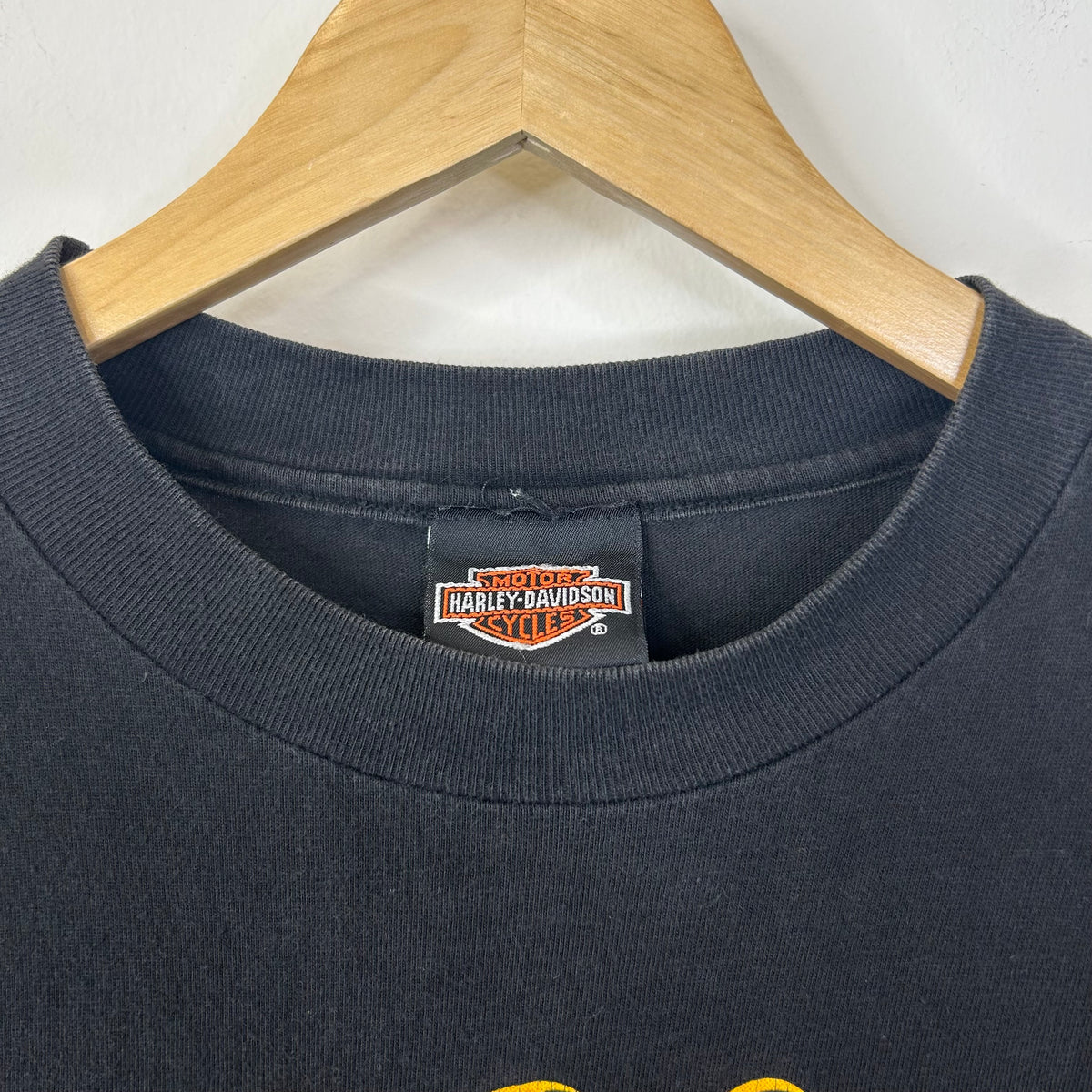 HARLEY DAVIDSON EAGLE ON FIRE FLAME LONG SLEEVE