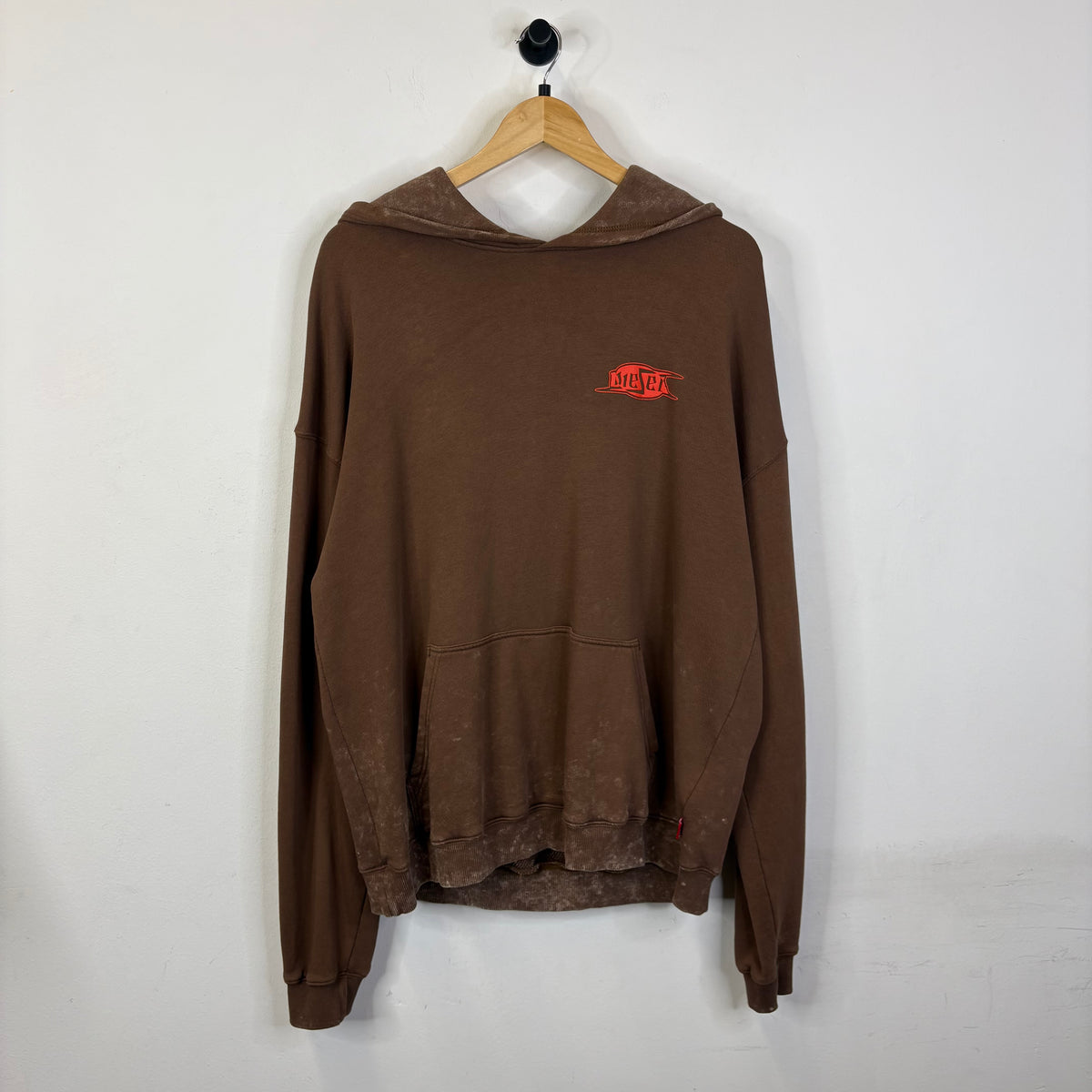 DIESEL S-BOXT HOODIE BROWN