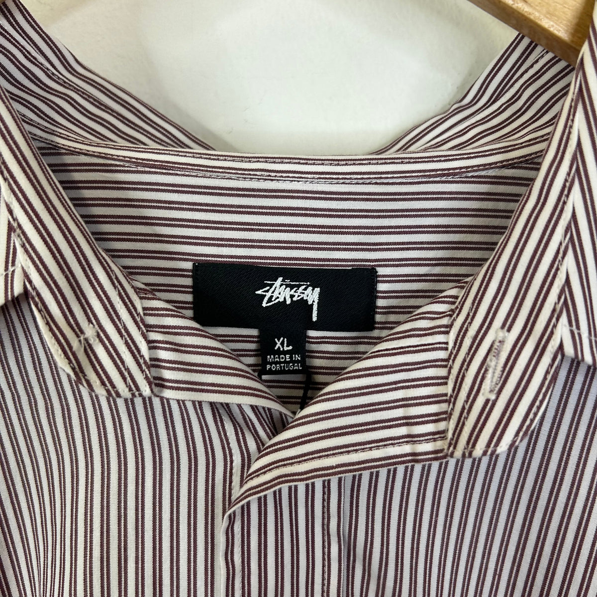 STUSSY BOXY S/S STRIPE 8 BALL