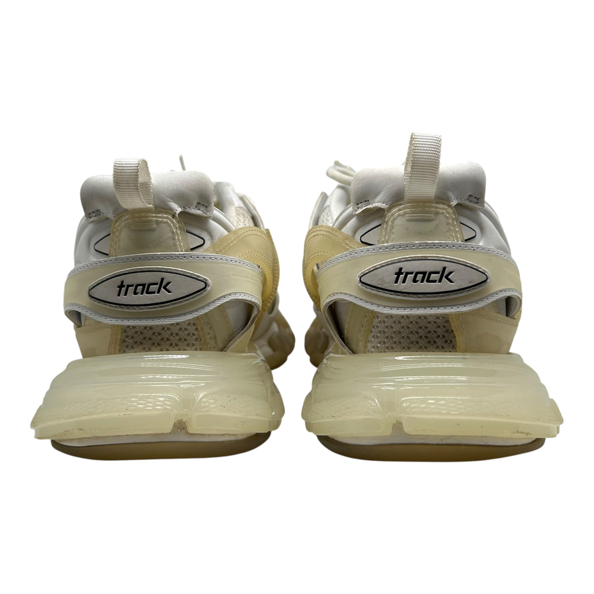BALENCIAGA TRACK WHITE CLEAR SOLE