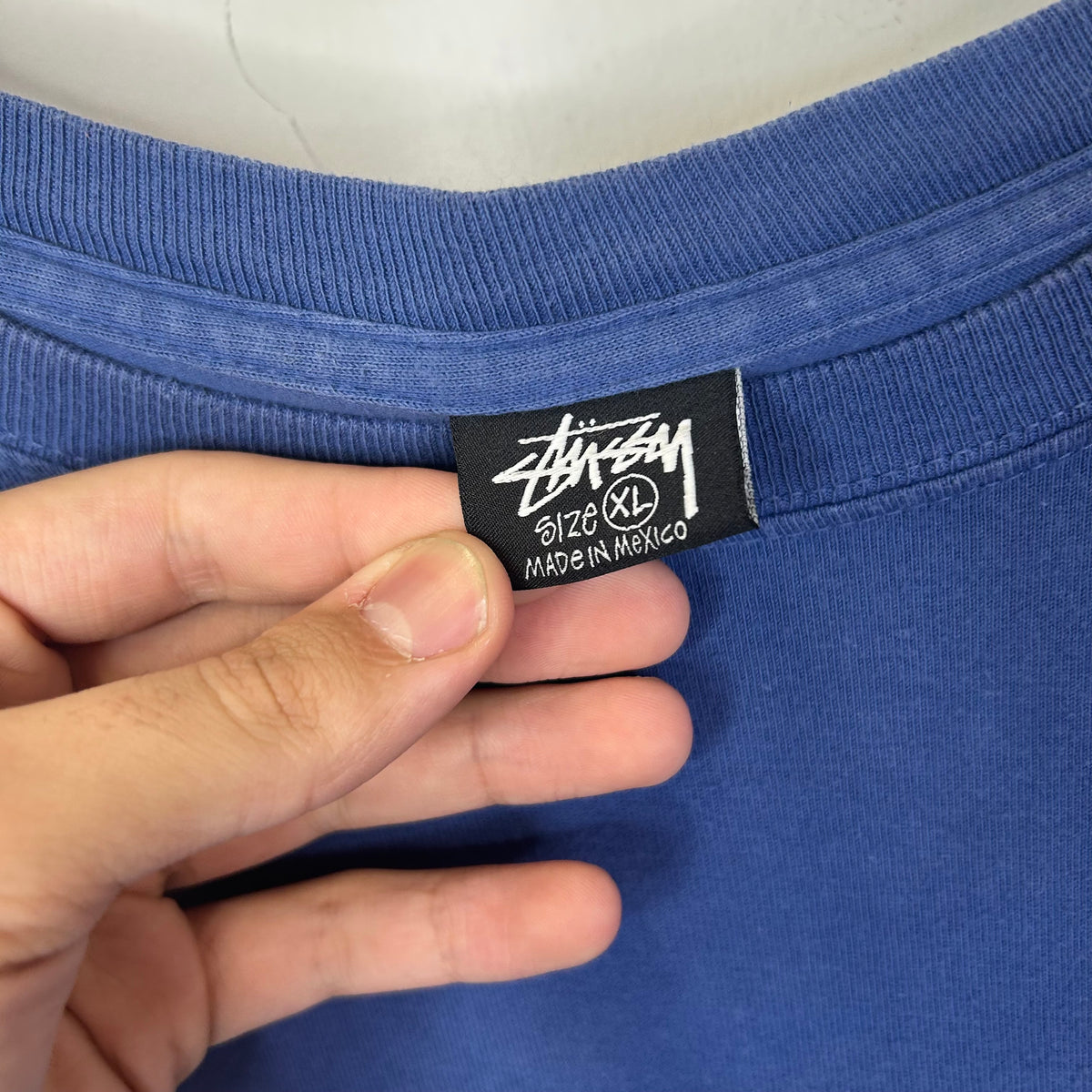 STUSSY 8 BALL BLUE T SHIRT