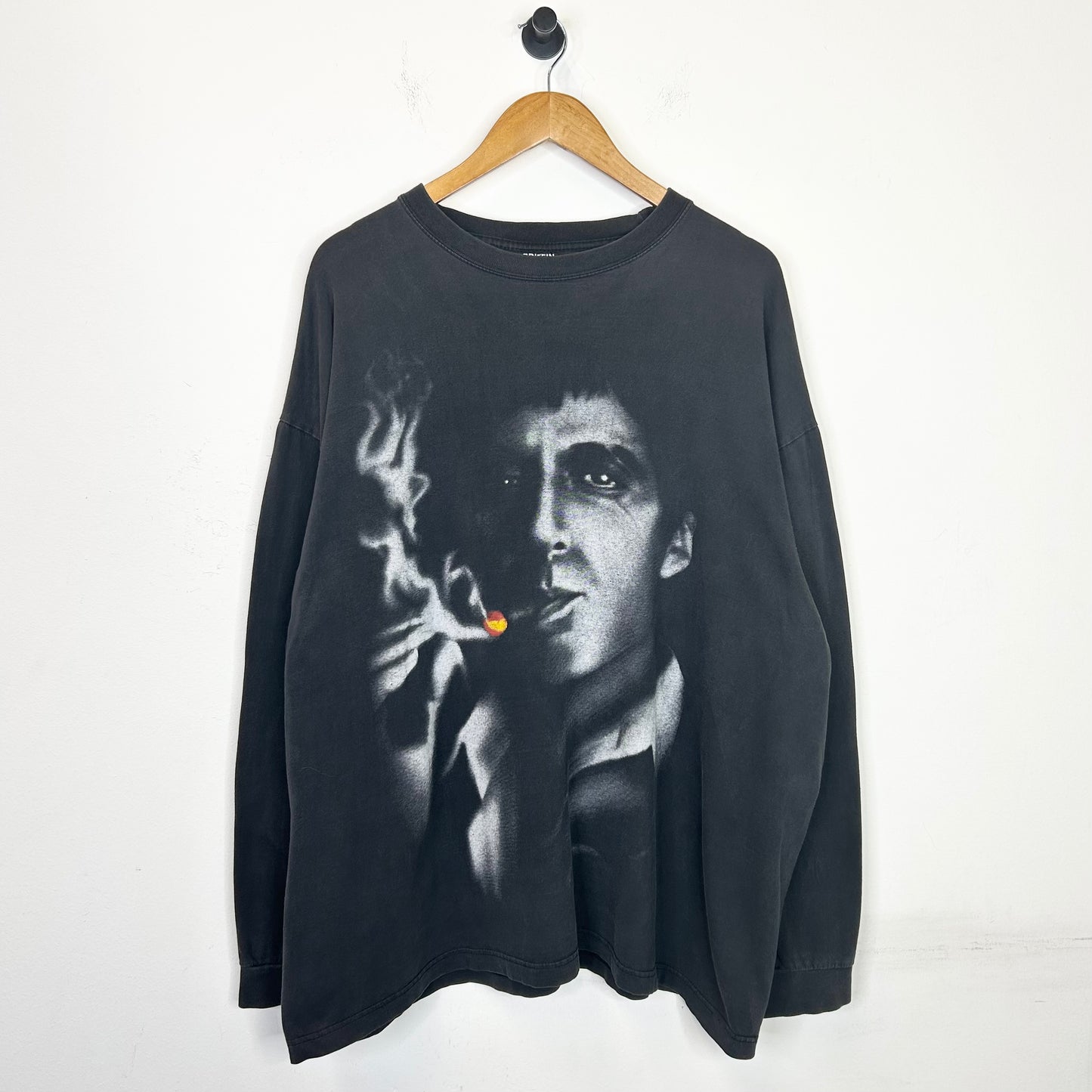 AL PACINO SCARFACE LARGE GRAPHIC PROMO LONG SLEEVE