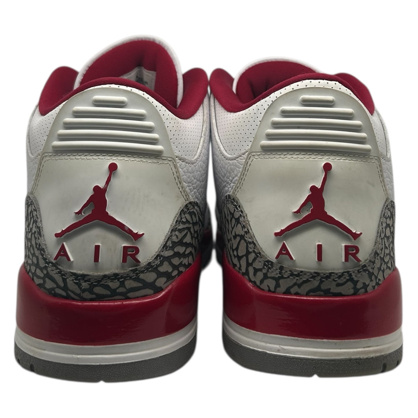 PREOWNED JORDAN 3 CARDINAL RED SZ 13