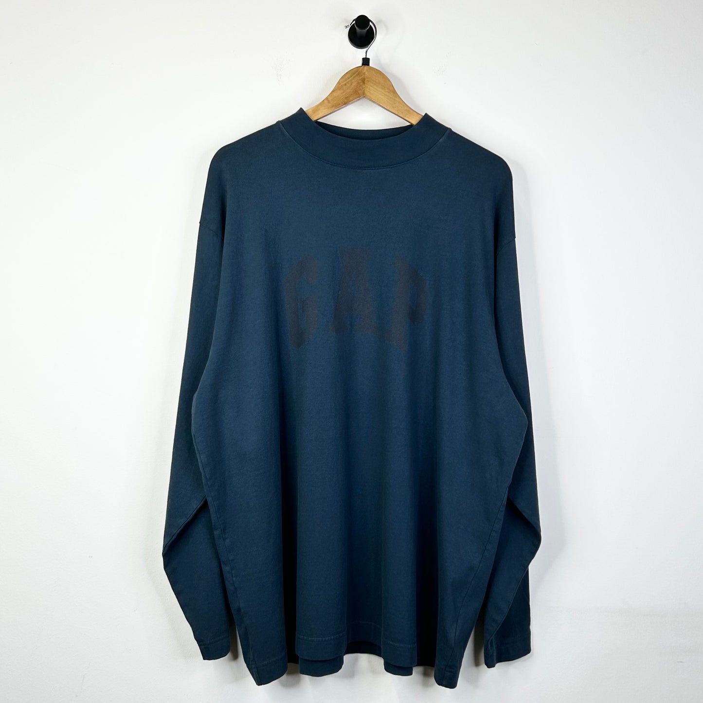 YEEZY GAP NAVY DOVE LONGSLEEVE TEE