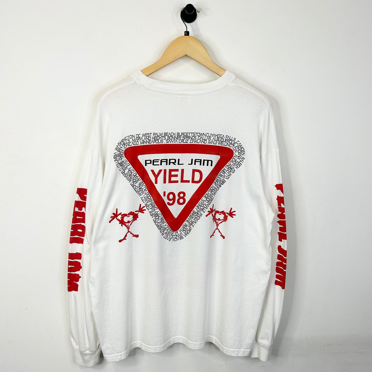 PEARL JAM 1998 TOUR BOOTLEG LONG SLEEVE