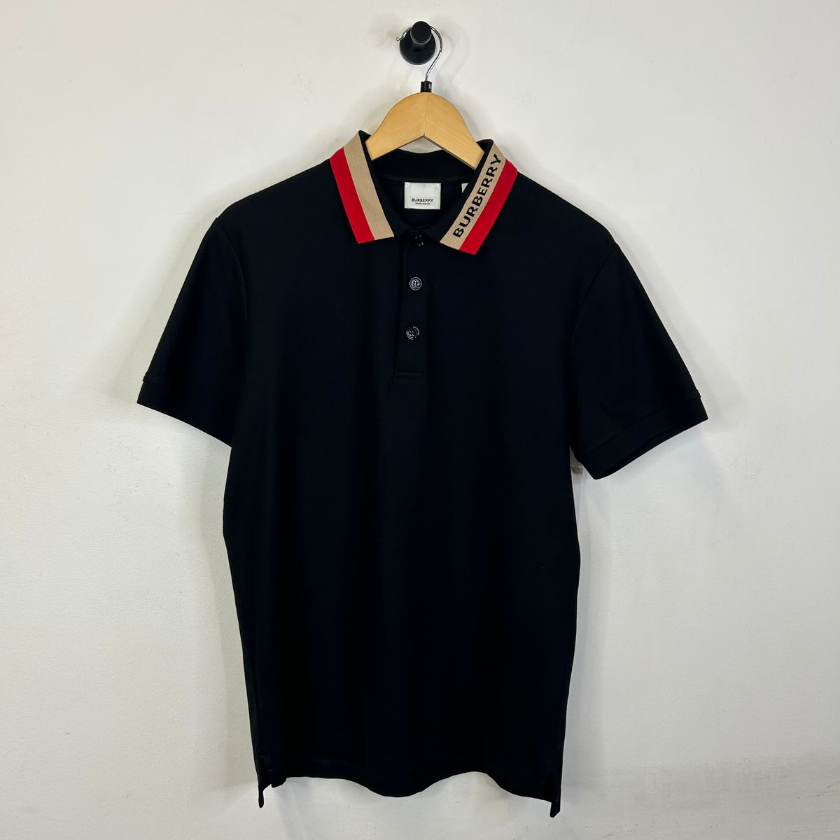 BURBERRY LOGO DETAIL POLO