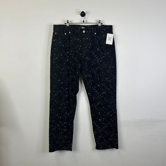 MCM BLACK GALAXY SPLATTER DENIM