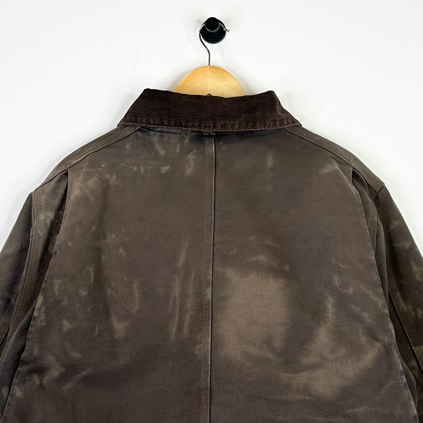 CARHARTT BROWN BLEACH STAINED WORK JACKET
