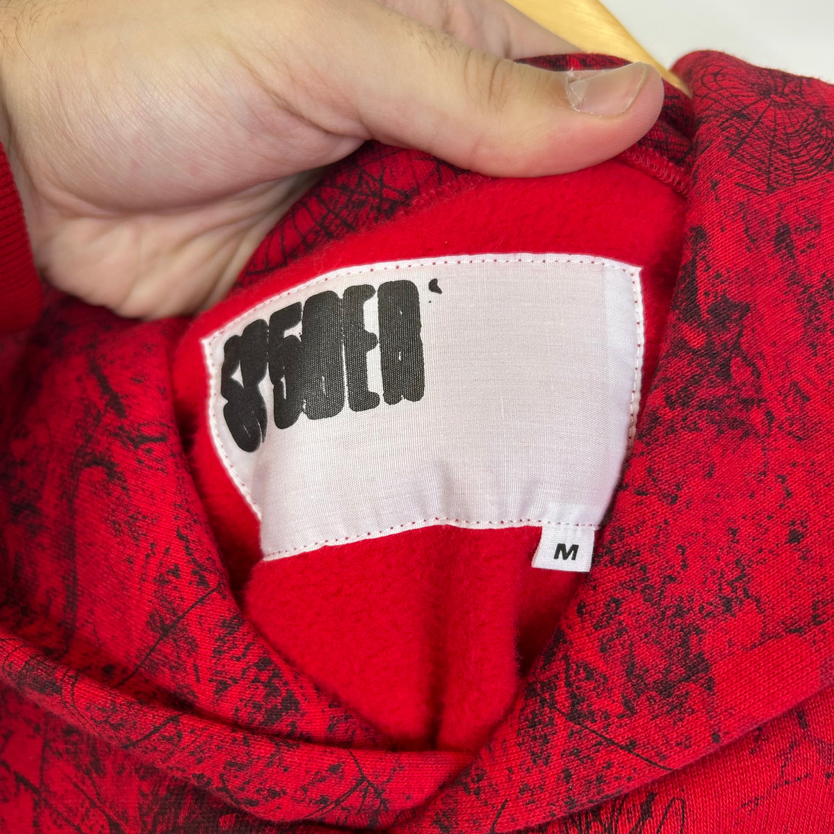 SP5DER OG TREE CAMO HOODIE RED