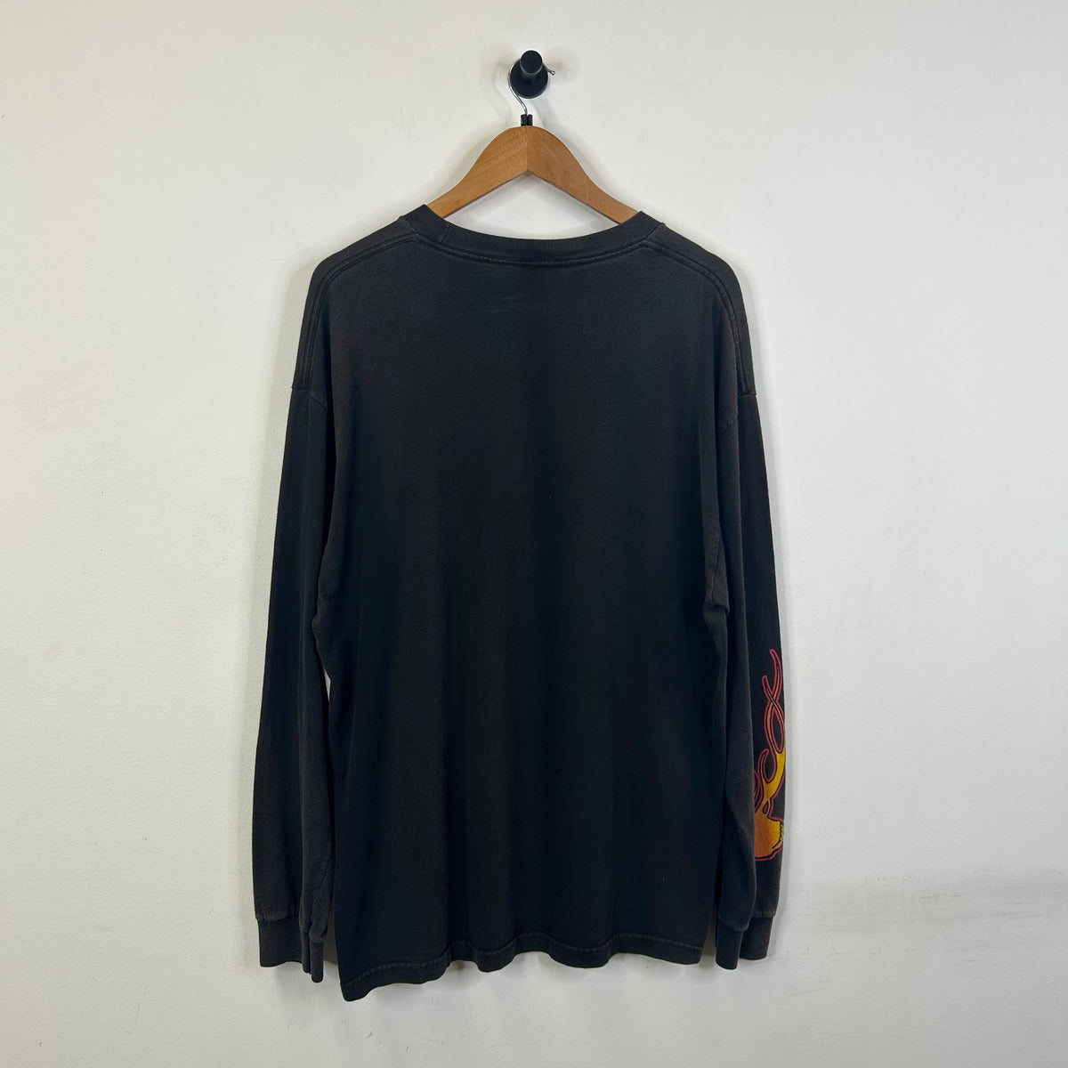 METALICA BLACK LONGSLEEVE ORANGE OVAL GRAPHIC