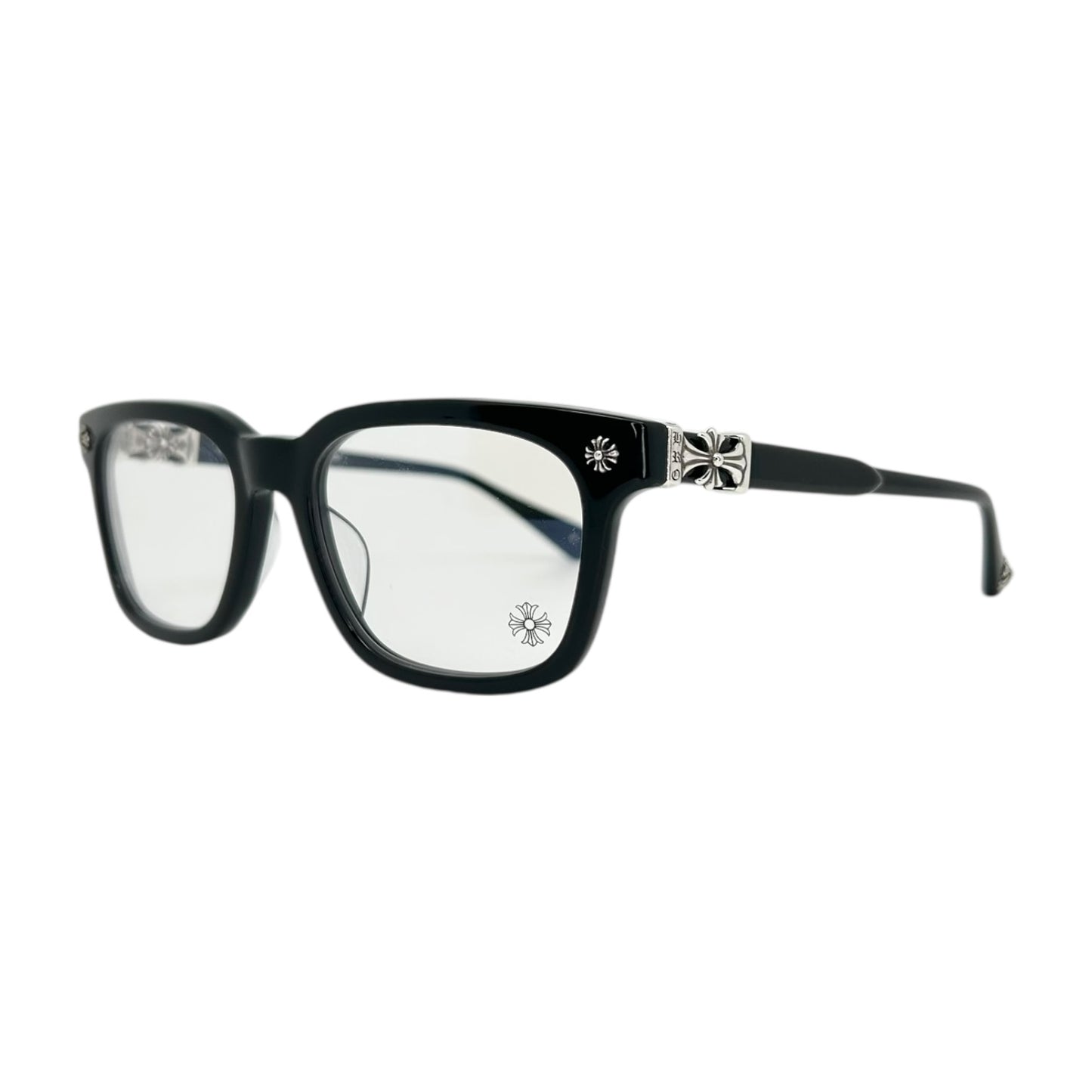 CHROME HEARTS COX UCKER BLACK SILVER SUNGLASSES