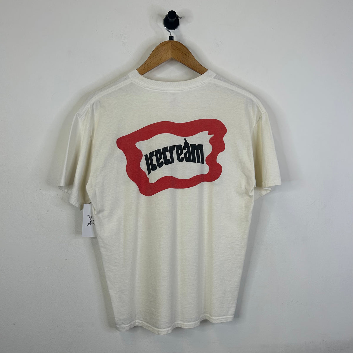 ICE CREAM RED RUNNING DOG TEE WHITE