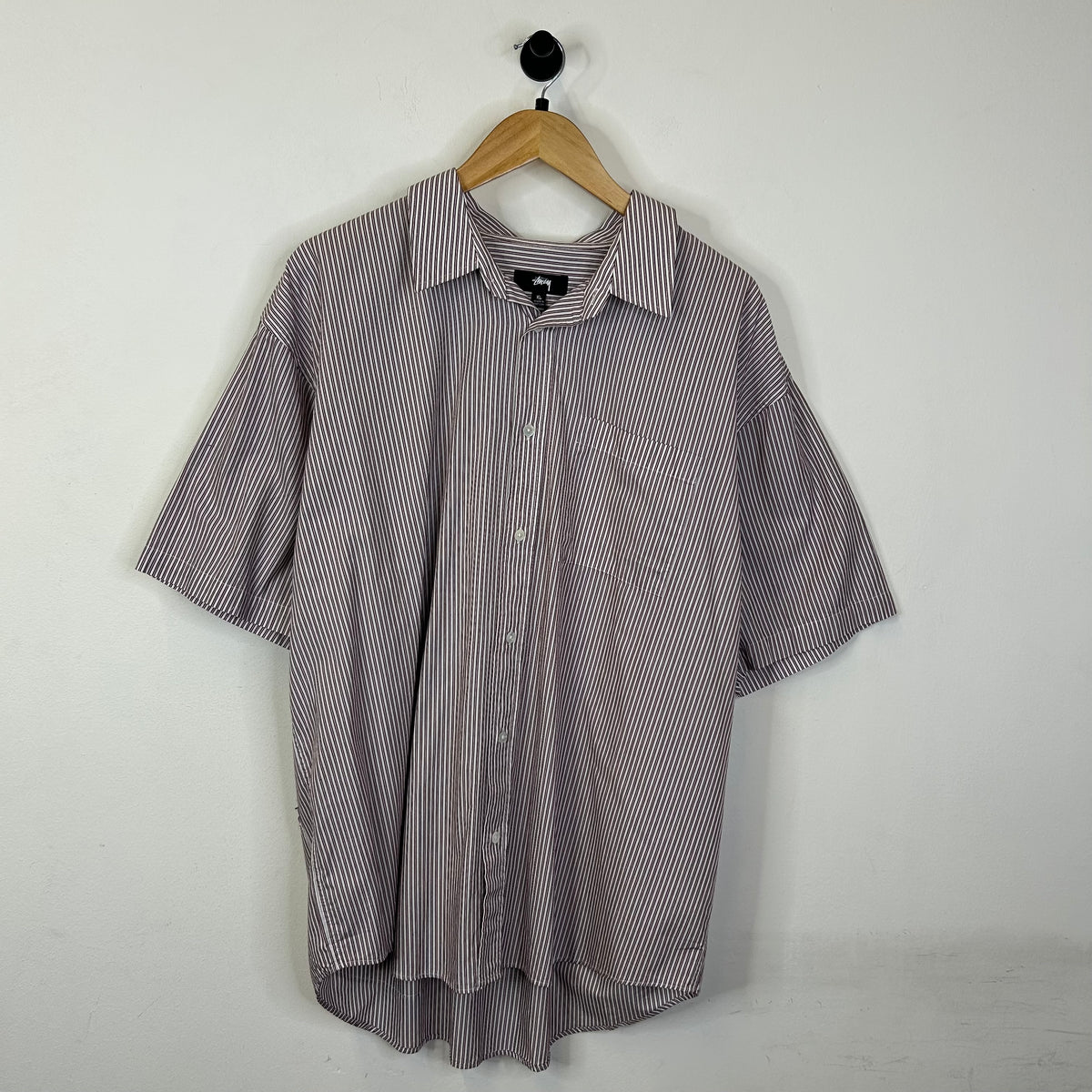 STUSSY BOXY S/S STRIPE 8 BALL