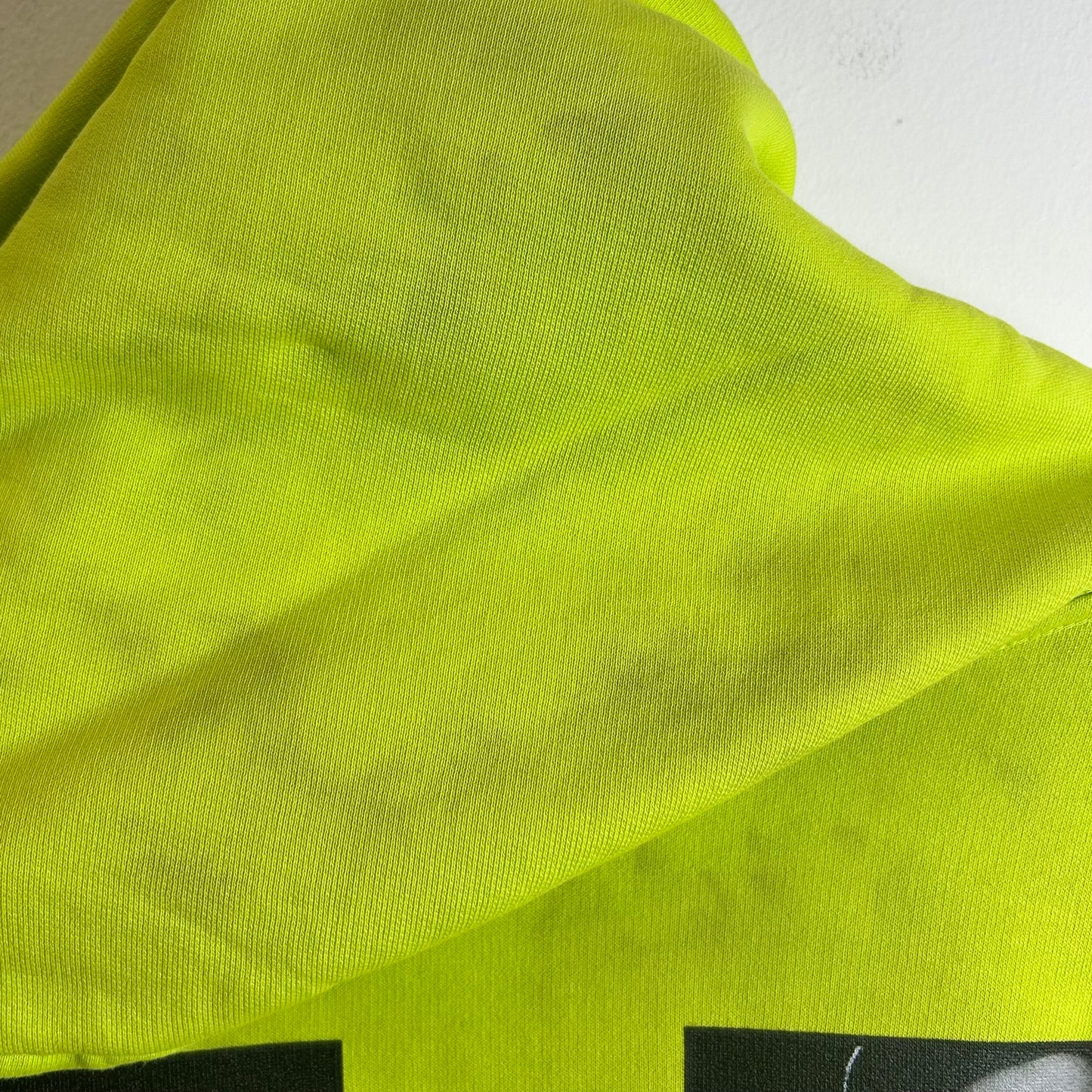 OFF WHITE NEON GREEN HOODIE
