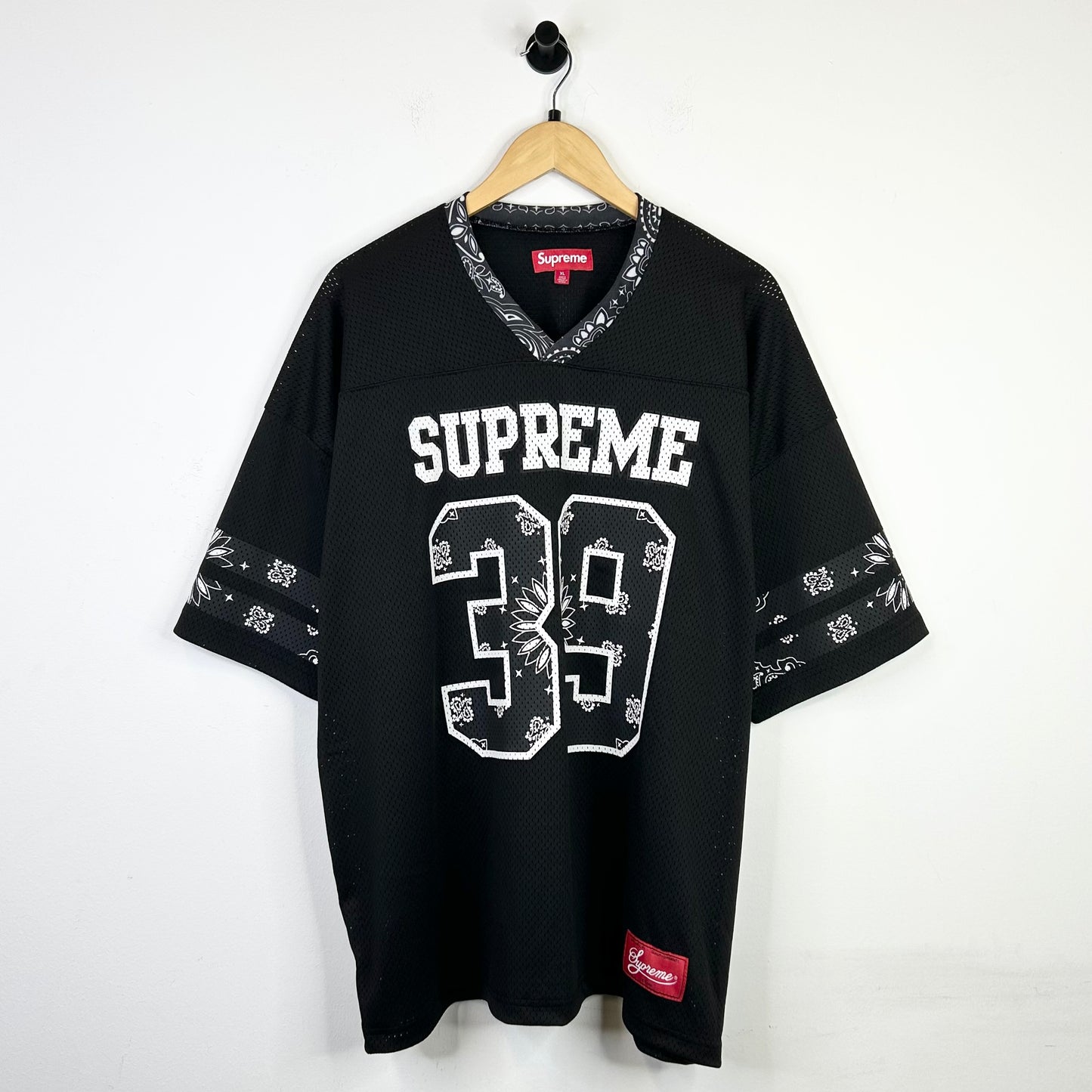 SUPREME BANDANA FOOTBALL JERSEY