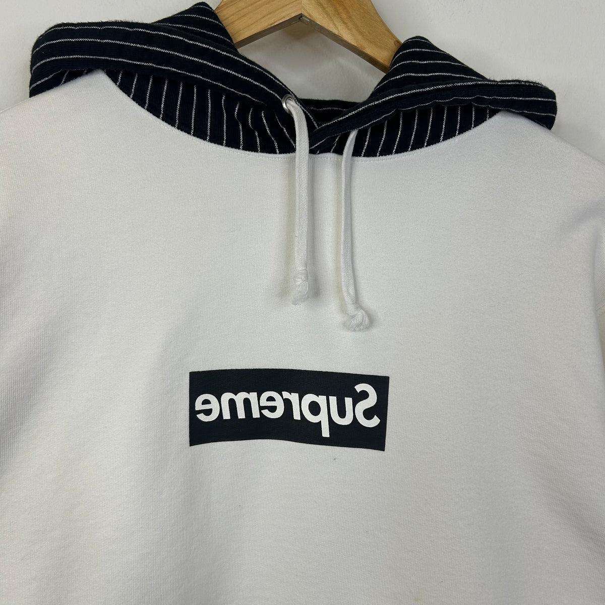 SUPREME X COMME DES GARCON BOX LOGO HOODIE