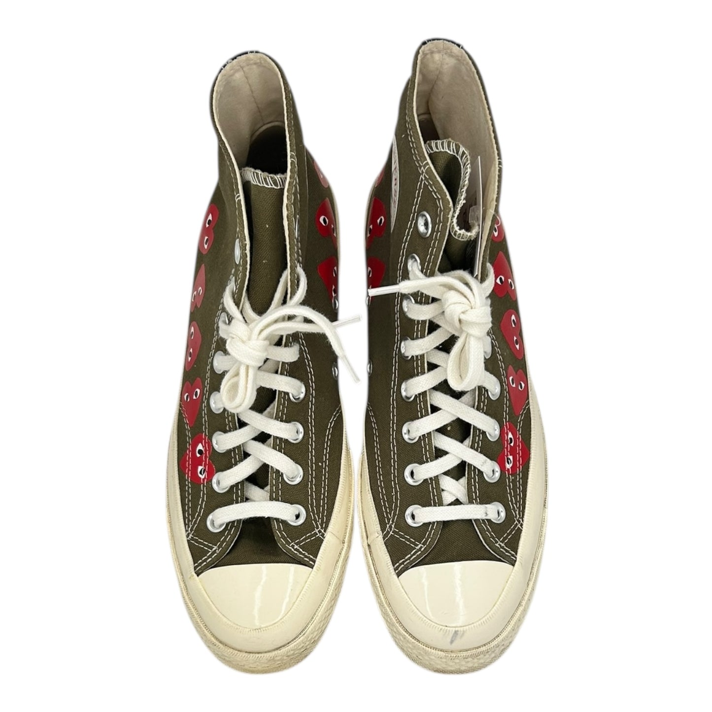 PREOWEND CONVERSE ALL STAR 70 CDG MUTI HEART GREEN