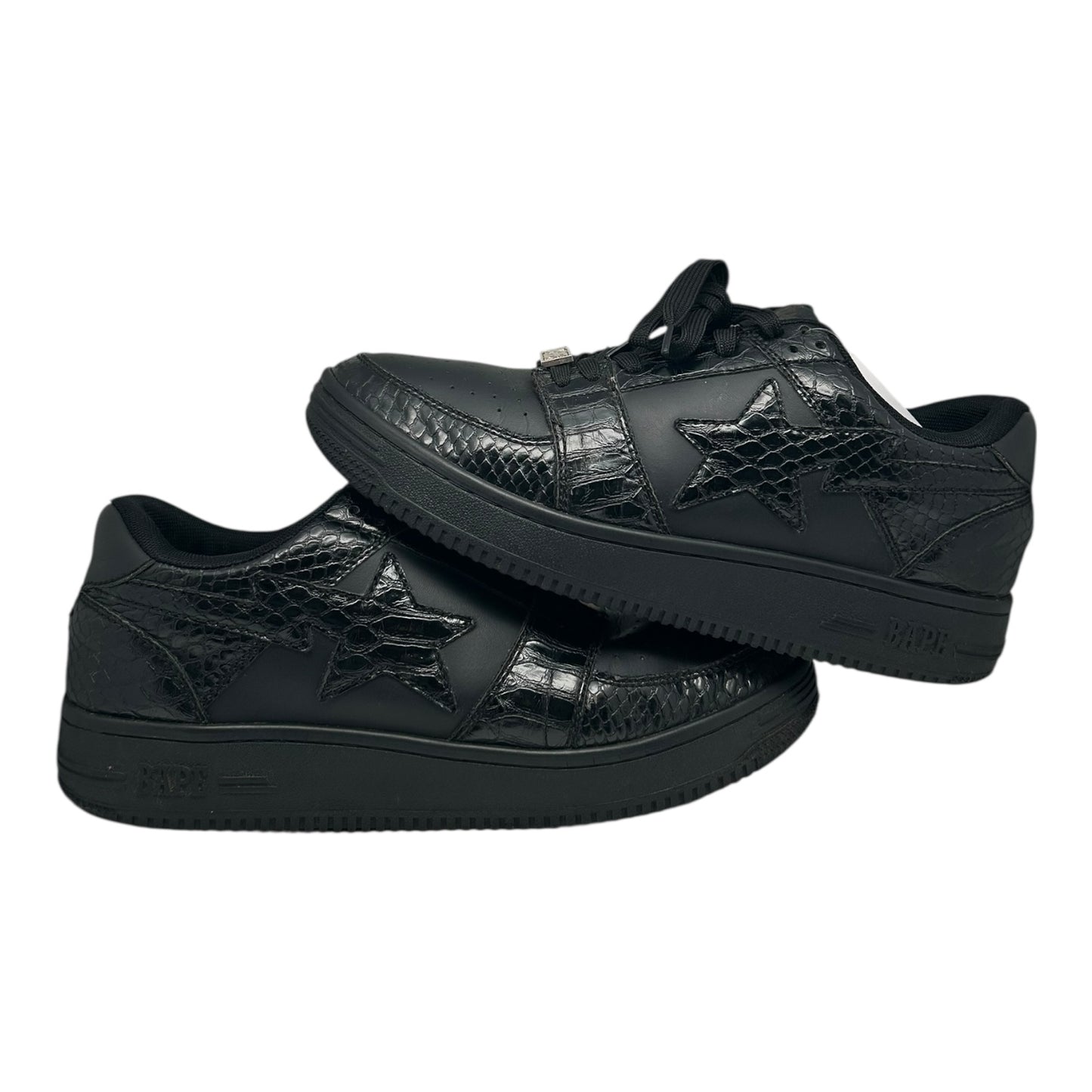 PREOWEND BAPE STA BLACK SNAKESKIN