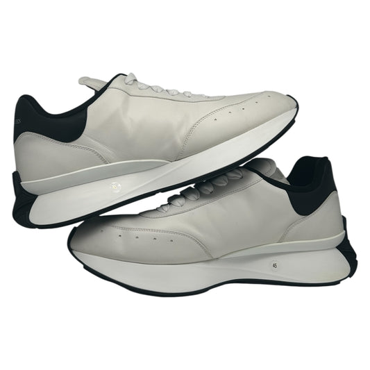 PREOWNED ALEXANDER MCQUEEN SEAL LOGO RUNNER SZ 45 (12 US)