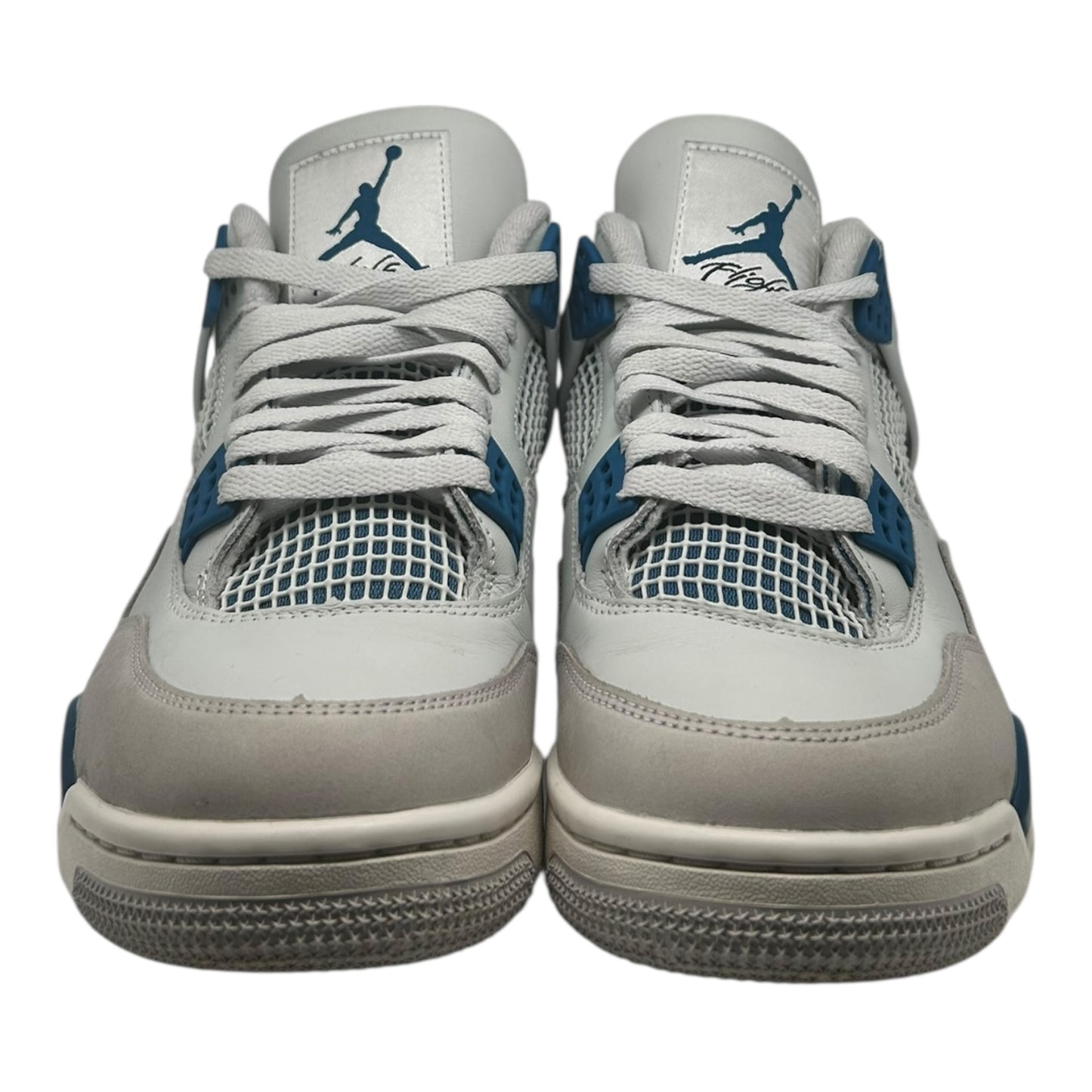 PREOWNED JORDAN 4 MILITARY BLUE SZ 8.5