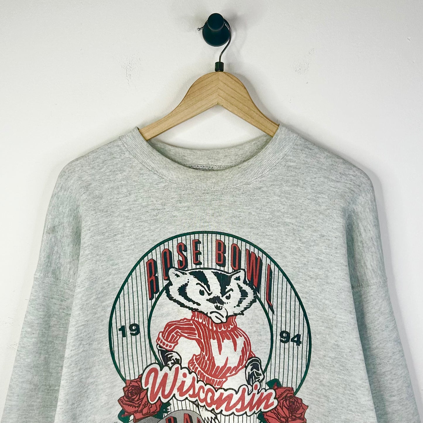WISCONSIN BADGERS ROSE BOWL 1994 CREWNECK