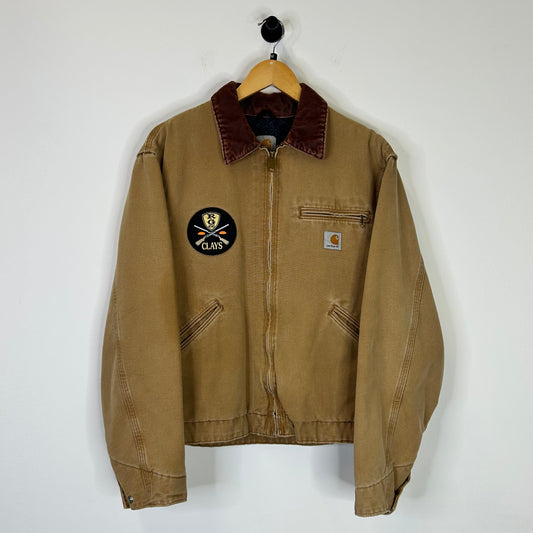 CARHARTT WHEAT CLAYS PATCH DETROIT JACKET