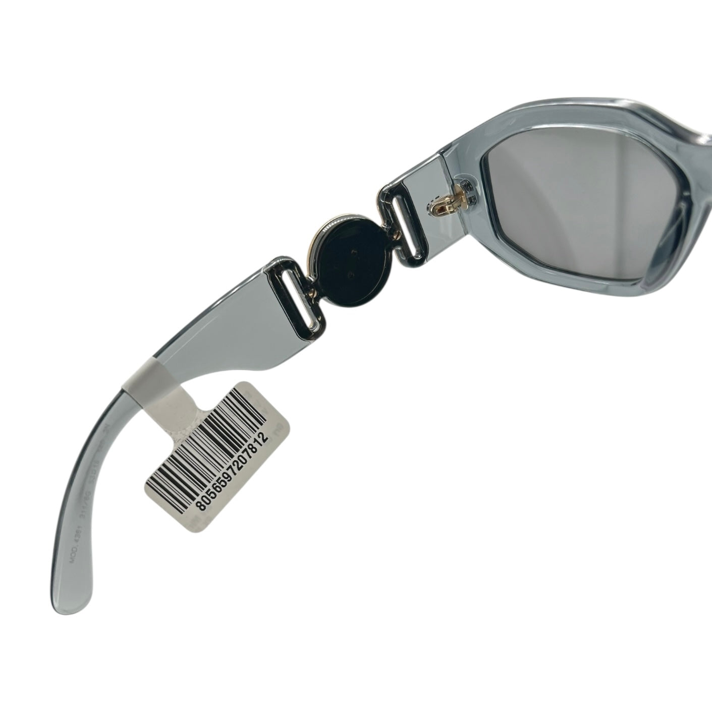 VERSACE MEDUSA GOLD GREY SUNGLASSES