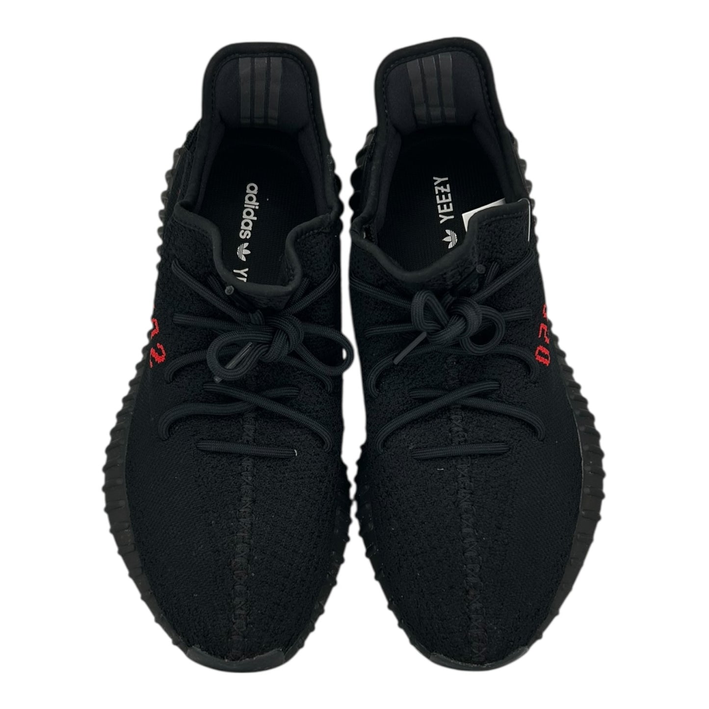 PREOWNED YEEZY 350 BLACK RED