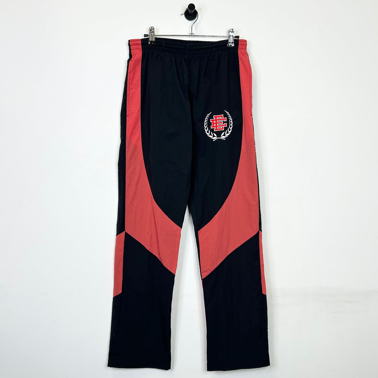 ERIC EMANUEL OLYMPIC BLACK RED PANTS