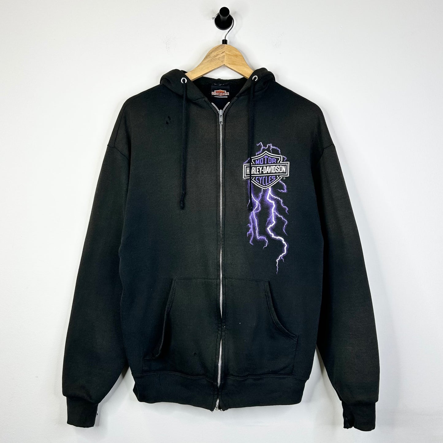 HARLEY DAVIDSON PURPLE LIGHTNING ZIP UP
