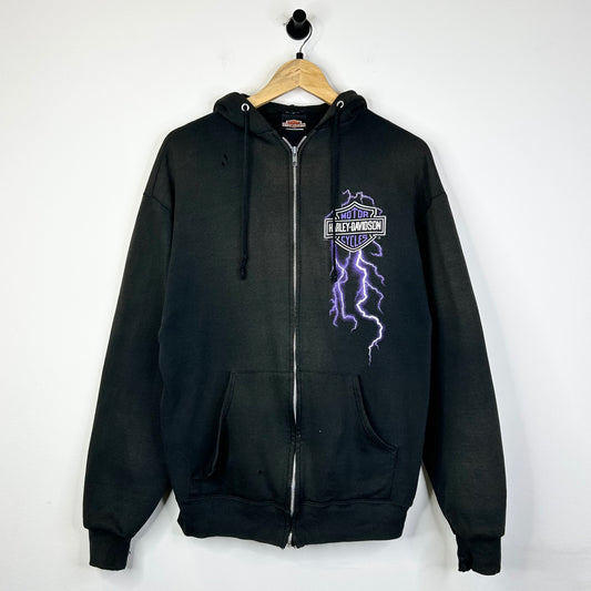 HARLEY DAVIDSON PURPLE LIGHTNING ZIP UP