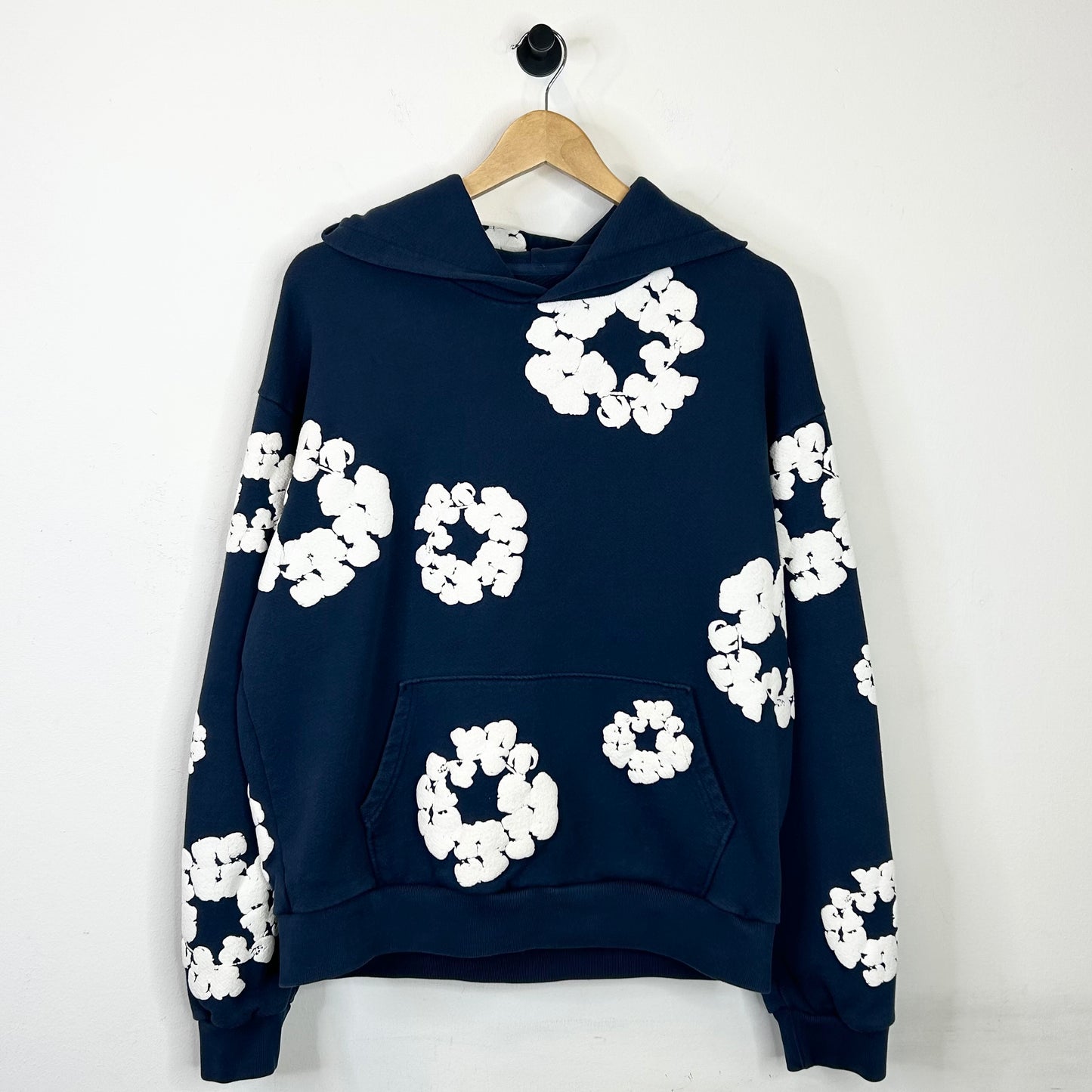 DENIM TEARS NAVY BLUE HOODIE