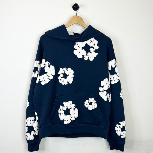 DENIM TEARS NAVY BLUE HOODIE