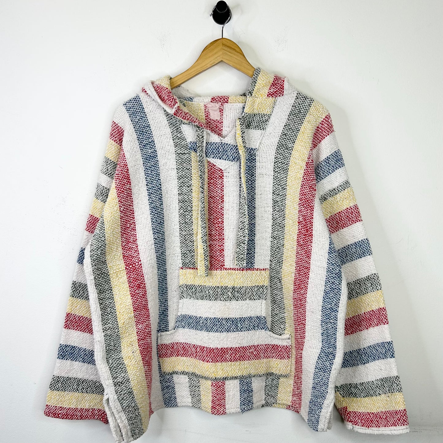 STRIPED BAJA RAINBOW HOODIE