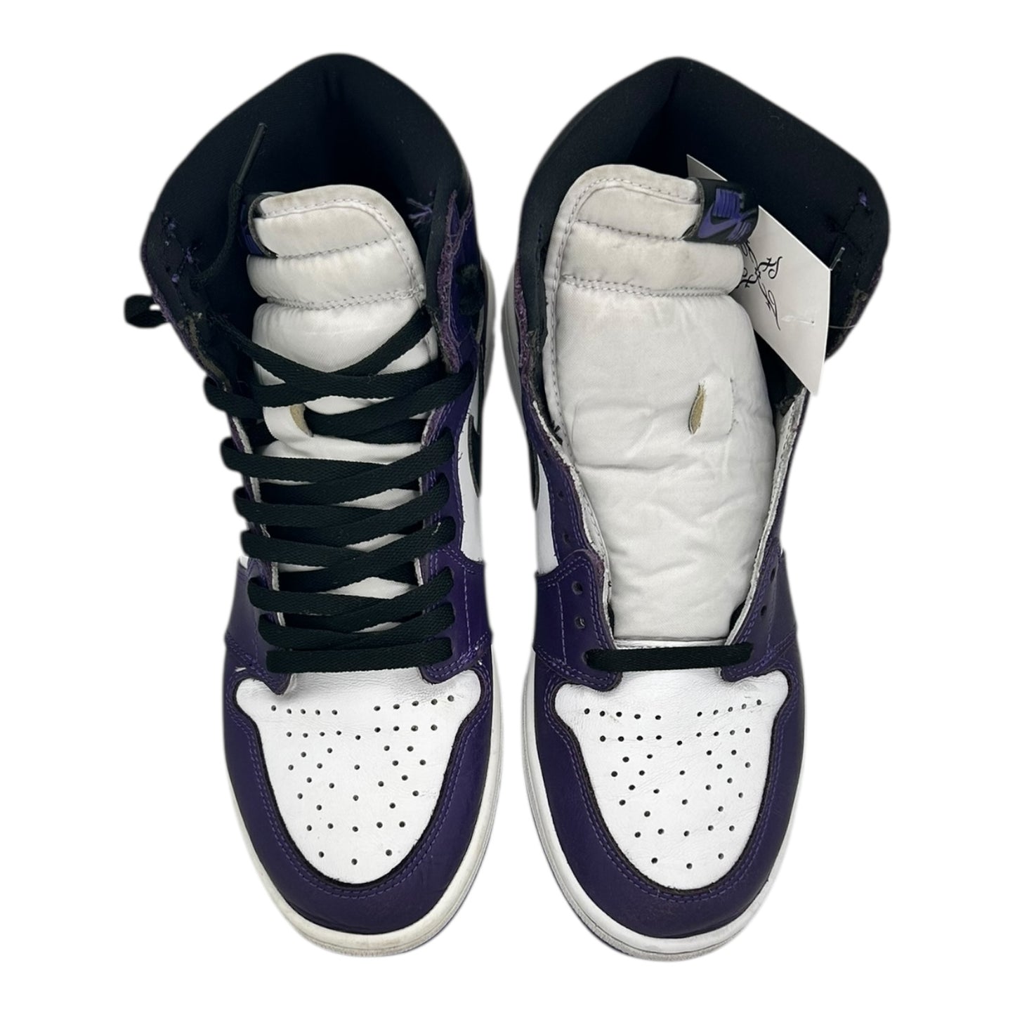 PREOWNED JORDAN 1 HIGH COURT PURPLE WHITE