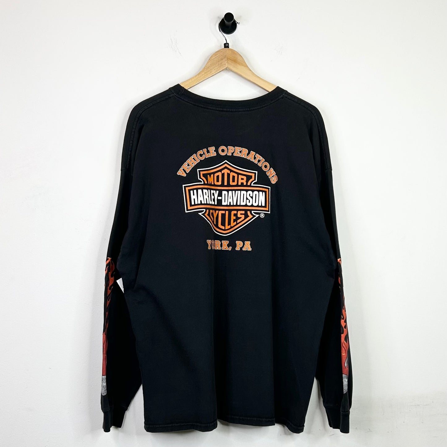 HARLEY DAVIDSON FACTORY TOUR FLAME LONGSLEEVE