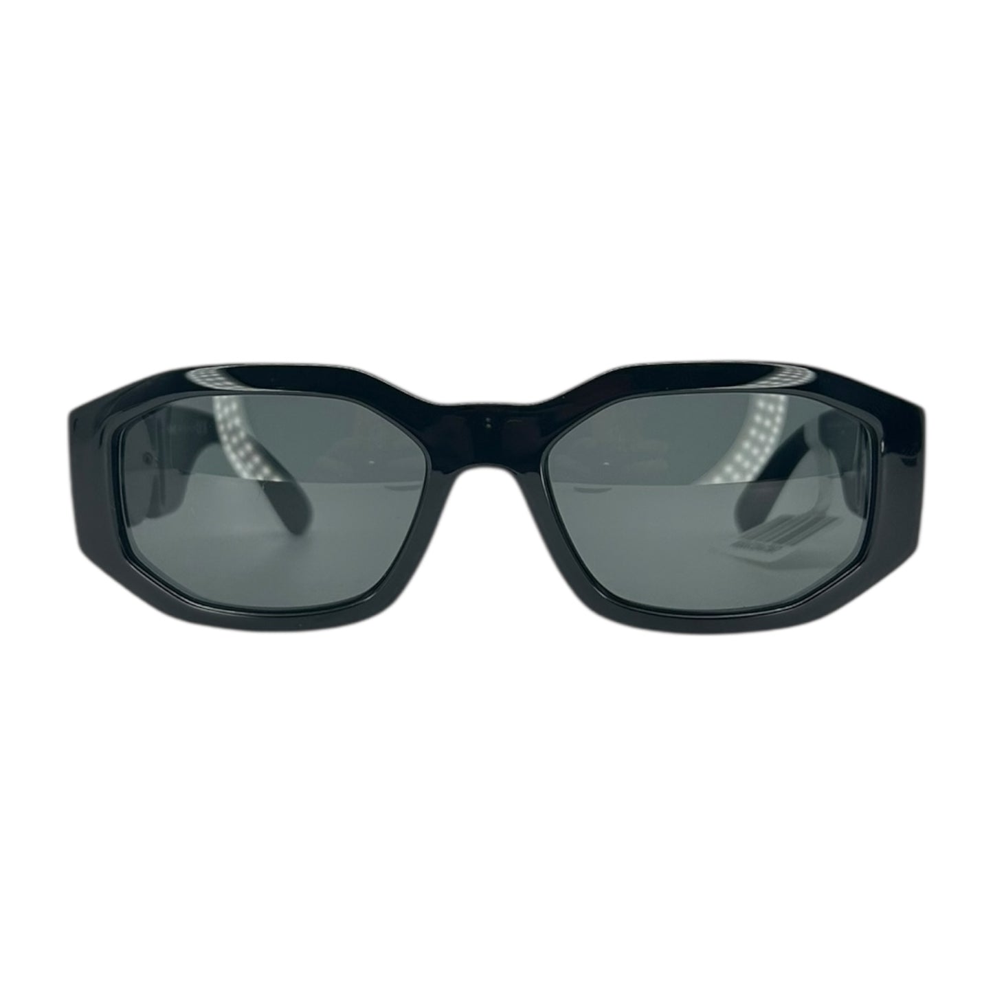 VERSACE MEDUSA GOLD BLACK SUNGLASSES