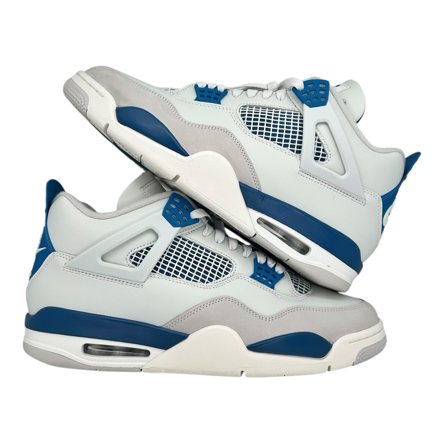 PREOWNED JORDAN 4 MILITARY BLUE