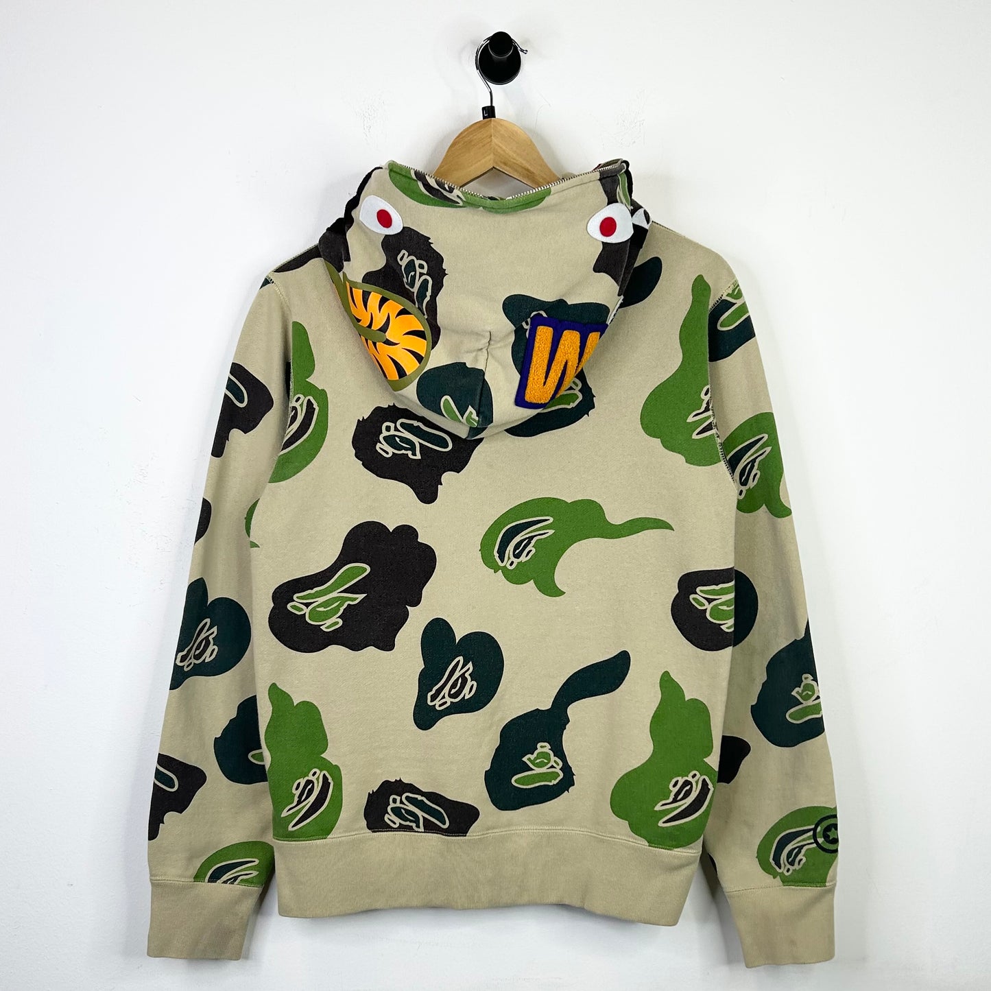 BAPE DEF CAMO SHARK FULL ZIP HOODIE A BATHING APE