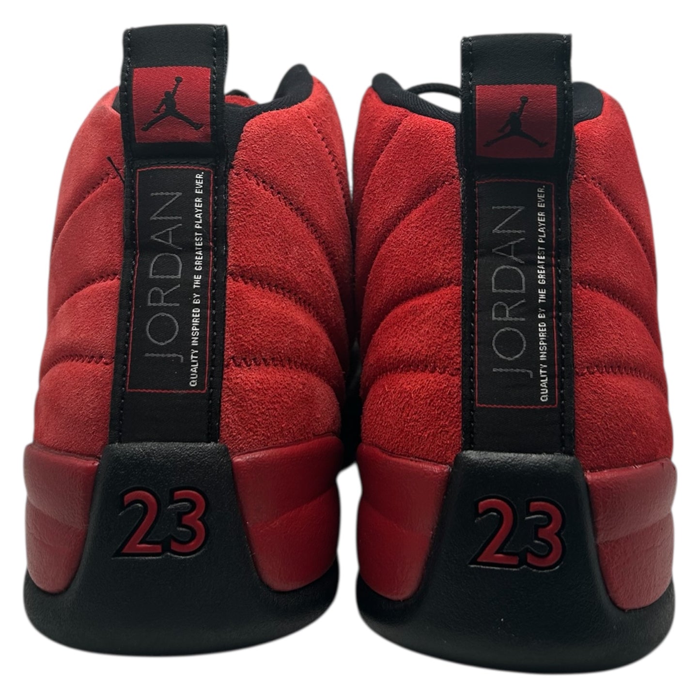 PREOWNED JORDAN 12 REVERSE FLU GAME SIZE 13