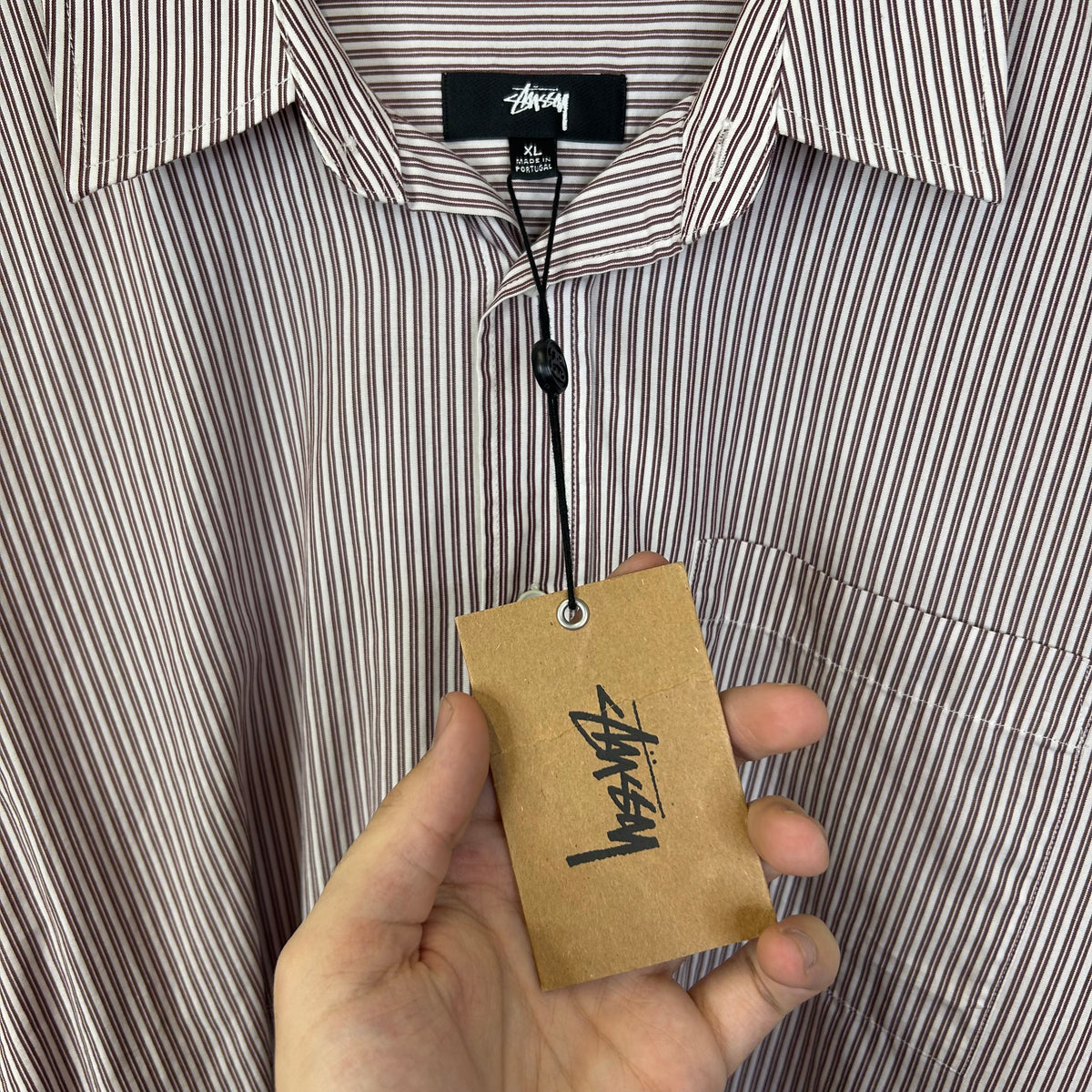 STUSSY BOXY S/S STRIPE 8 BALL