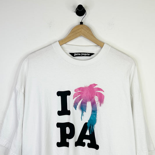 PALM ANGELS I HEART PALM TEE