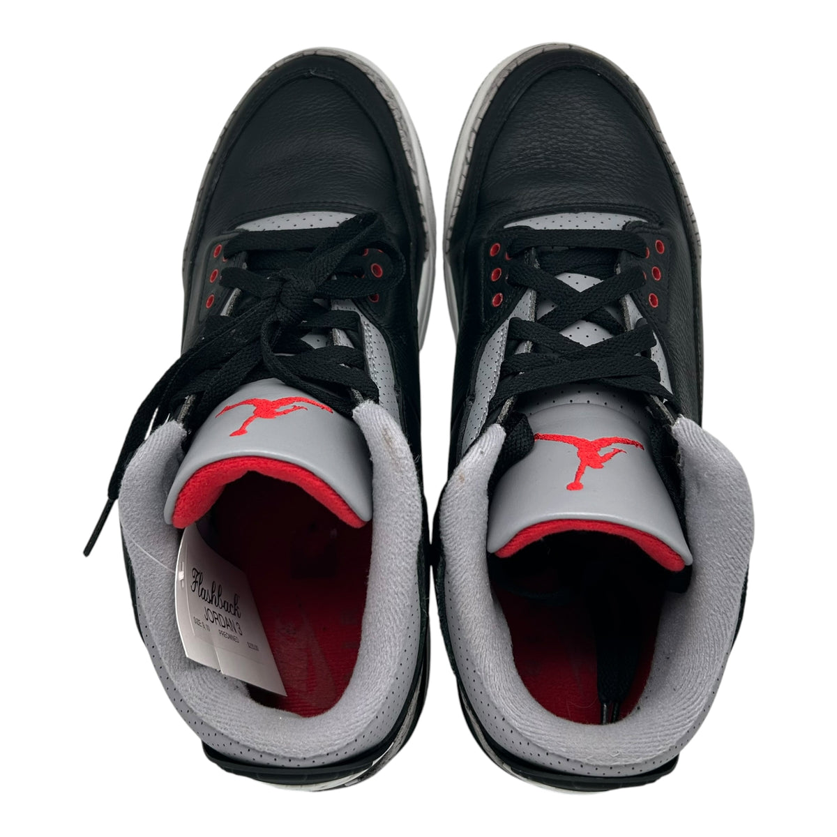 PREOWNED JORDAN 3 BLACK CEMENT